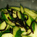 ＊ののん＊'s cooksnap of when they made きゅうりの塩昆布和え.