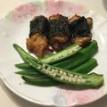 macmaki's cooksnap of when they made 山芋とキムチの磯辺揚げ.