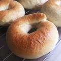 ひつじぱん。's cooksnap of when they made nicoCAFE♡プレーンベーグル.