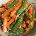 ｼｮｺﾗmode's cooksnap of when they made いんげんとにんじんのごま和え.