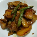 ゆーてるてる's cooksnap of when they made 豚バラ肉と新じゃがの揚げ煮【作り置き】.