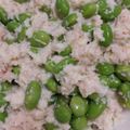 ナンバン's cooksnap of when they made 枝豆とかにかまのわさびマヨ和え～お弁当.