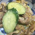クックVXQ59E☆'s cooksnap of when they made 簡単！意外！キュウリと豚肉のマヨ炒め.