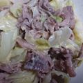 まっさん✕まっさん's cooksnap of when they made キャベツと豚肉(牛肉)の味噌マヨごま和え.