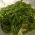 １４番's cooksnap of when they made ピーマンのナムル♪.