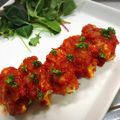 tsurusaki's cooksnap of when they made とろりんチーズ入り豚肉巻きトマトソース煮.