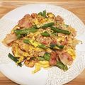 真夜中のバントライン's cooksnap of when they made 簡単こども喜ぶインゲンマヨ卵炒め.