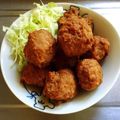 ♡みちゃこ♡'s cooksnap of when they made こんな簡単でええん？混ぜて揚げる肉団子.