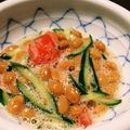 tama2012's cooksnap of when they made 夏のあと１品♪納豆トマトきゅうり.