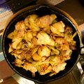 サージタンギアン's cooksnap of when they made スキレットで☆白ネギと鶏肉の塩レモン炒め.