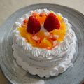 ちょこひよ's cooksnap of when they made 子供と一緒に簡単イチゴのショートケーキ.
