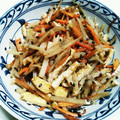 Jyohana's cooksnap of when they made 大根の皮できんぴら.