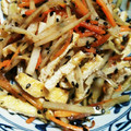 Jyohana's cooksnap of when they made ヘルシー＆エコ★大根皮と薄揚げのきんぴら.