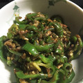 久実あき's cooksnap of when they made 種まで食べれる☆ピーマンとおかかの佃煮風.