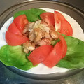 chieko333's cooksnap of when they made 「揚げずにから揚げ」DE簡単～油淋鶏☆.