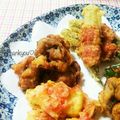 ねっちゃんっ's cooksnap of when they made 豚こまのさくっとコロ②天ぷら✩お弁当にも.