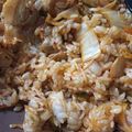 イシュタル☆'s cooksnap of when they made 超簡単！豚キムチチャーハン.
