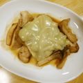 せつみか's cooksnap of when they made 鶏肉とエリンギのみそチーズ炒め.
