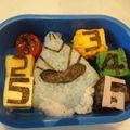 ゆぅかあちゃん's cooksnap of when they made キャラ弁ジュウオウジャー☆りんごイーグル.