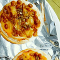 RIRIKApck6's cooksnap of when they made 簡単!!餃子の皮で納豆ピザ♡.