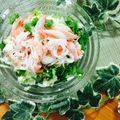 mooooooog's cooksnap of when they made ♪超超簡単♪水菜とお豆腐のサラダ.