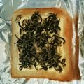 ねぞろ's cooksnap of when they made 塩昆布マヨトースト.