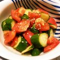 モケ缶's cooksnap of when they made 簡単☆トマトと胡瓜のピリ辛中華サラダ.