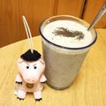 ムーのしっぽ's cooksnap of when they made ＊緊急ダイエット＊黒ゴマバナナヨーグルト.