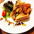 みーちゃんとまさお's cooksnap of when they made 鶏のハニーマスタードバルサミコソテー.