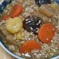 タロニャン's cooksnap of when they made 根菜と鳥ひき肉のとろりん煮.