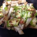 花花里's cooksnap of when they made 大根とオクラの梅ポン酢和え.