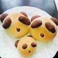 よこひぃ's cooksnap of when they made アーモンドチョコパンダ パン.