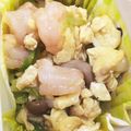 ＊とし＊'s cooksnap of when they made エビ・卵・レタスの中華炒め♪.