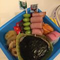riekuma_99's cooksnap of when they made お弁当の隙間にクルクルハム♥.