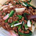 ひま☆まま's cooksnap of when they made 相性バツグン♪超簡単ニラかま納豆.