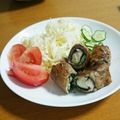 nocchi1000番's cooksnap of when they made 巻いて焼くだけ！豆腐と大葉の肉巻き.