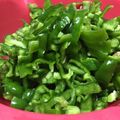 yurippii's cooksnap of when they made 時短！裏技！楽ちん簡単にピーマンの千切り.