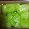 クックZV4IIE☆'s cooksnap of when they made 小メロン、キュウリ、セロリの浅漬け.