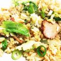 ライ柴's cooksnap of when they made まぢうま⭐焼豚レタスチャーハン.