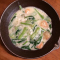 1697's cooksnap of when they made 海老と小松菜の中華クリーム煮.
