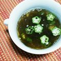 ぼんめぐ's cooksnap of when they made オクラ入り☆和風もずくスープ.