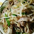 agak's cooksnap of when they made もやしとピーマンと豚肉の簡単炒め.