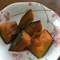 Tropicana✧'s cooksnap of when they made 炊飯器でカボチャの煮物＆リメイクサラダ.