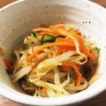 クック0WDQPK☆'s cooksnap of when they made もやしの彩りサラダ♪.