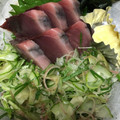 音瀬☆'s cooksnap of when they made イナダのお刺身（切り方と盛り付け）.