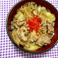 ふたごゆき's cooksnap of when they made 簡単&節約 我が家の豚丼.