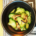幸モフ's cooksnap of when they made キュウリとナスの漬け物風粒マスタード和え.