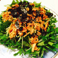 yuudai0406's cooksnap of when they made 水菜と焼海苔のサラダ.