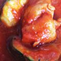 しみあお's cooksnap of when they made ズッキーニと鶏肉の簡単トマト煮.