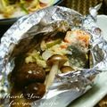 inyako's cooksnap of when they made ✿ 鮭とマスタードのホイル焼き✿.